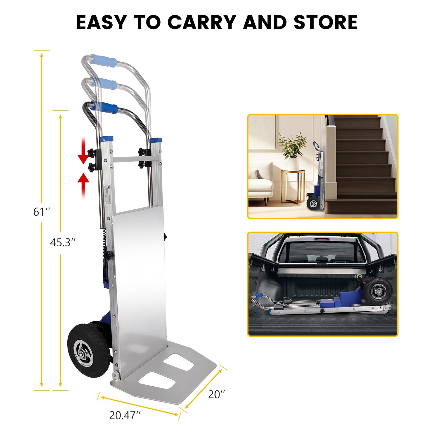 Riosoc Aluminum Lightweight Silent Rotating Climbing Machine (440lbs Max Load)