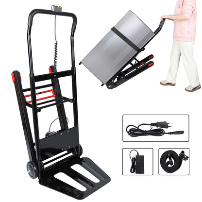 Riosoc Portable Motorized Stair Climbing Hand Truck Cart (160lbs Max Load)