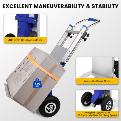 Riosoc Aluminum Lightweight Silent Rotating Climbing Machine (440lbs Max Load)